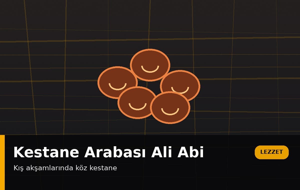 Kestane Arabası Ali Abi
